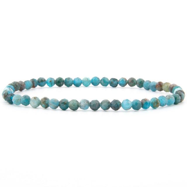 Apatit Armband facettiert 4 mm