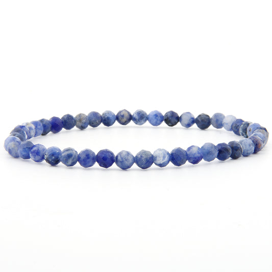 Sodalith Armband facettiert 4 mm