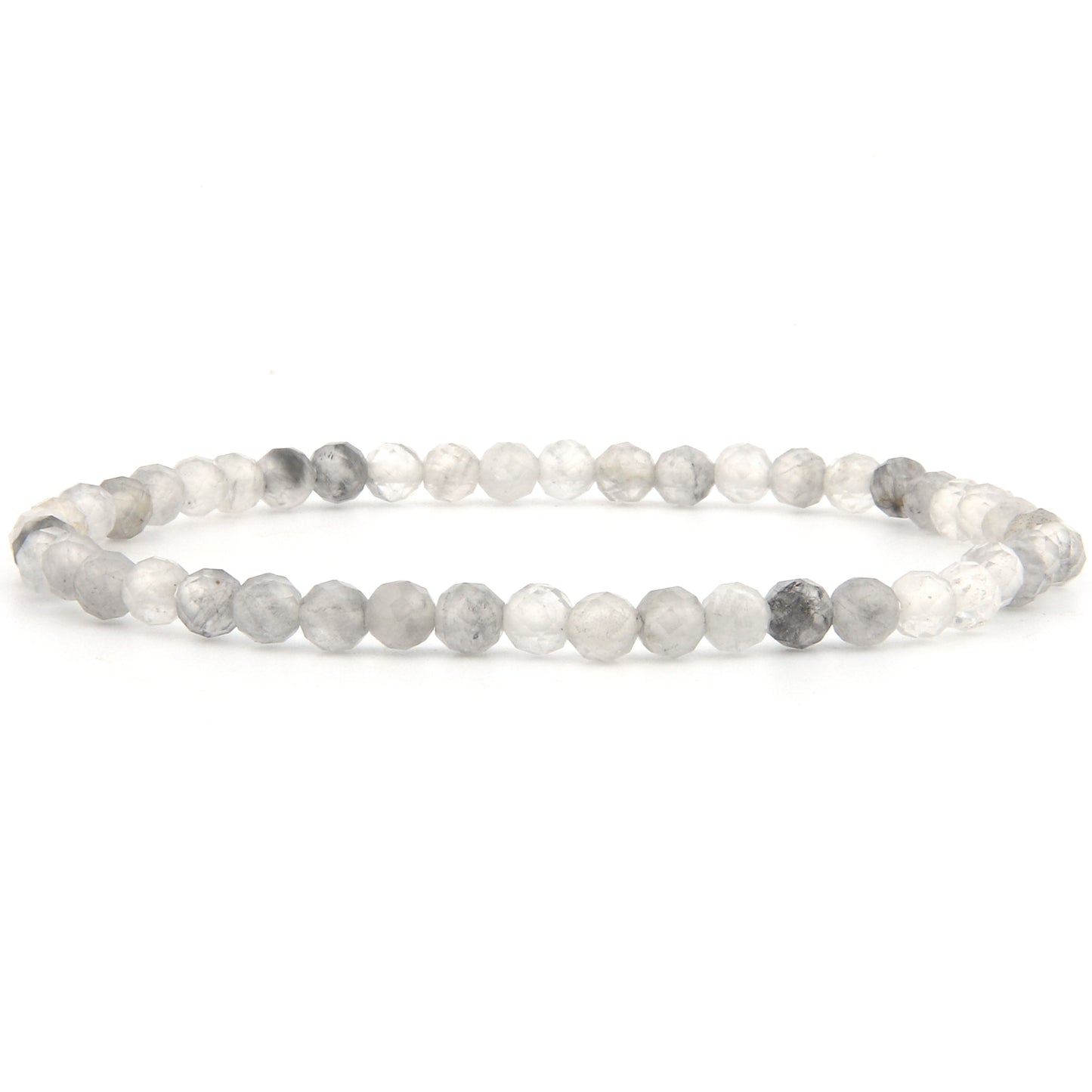 Quarz Armband facettiert 4 mm