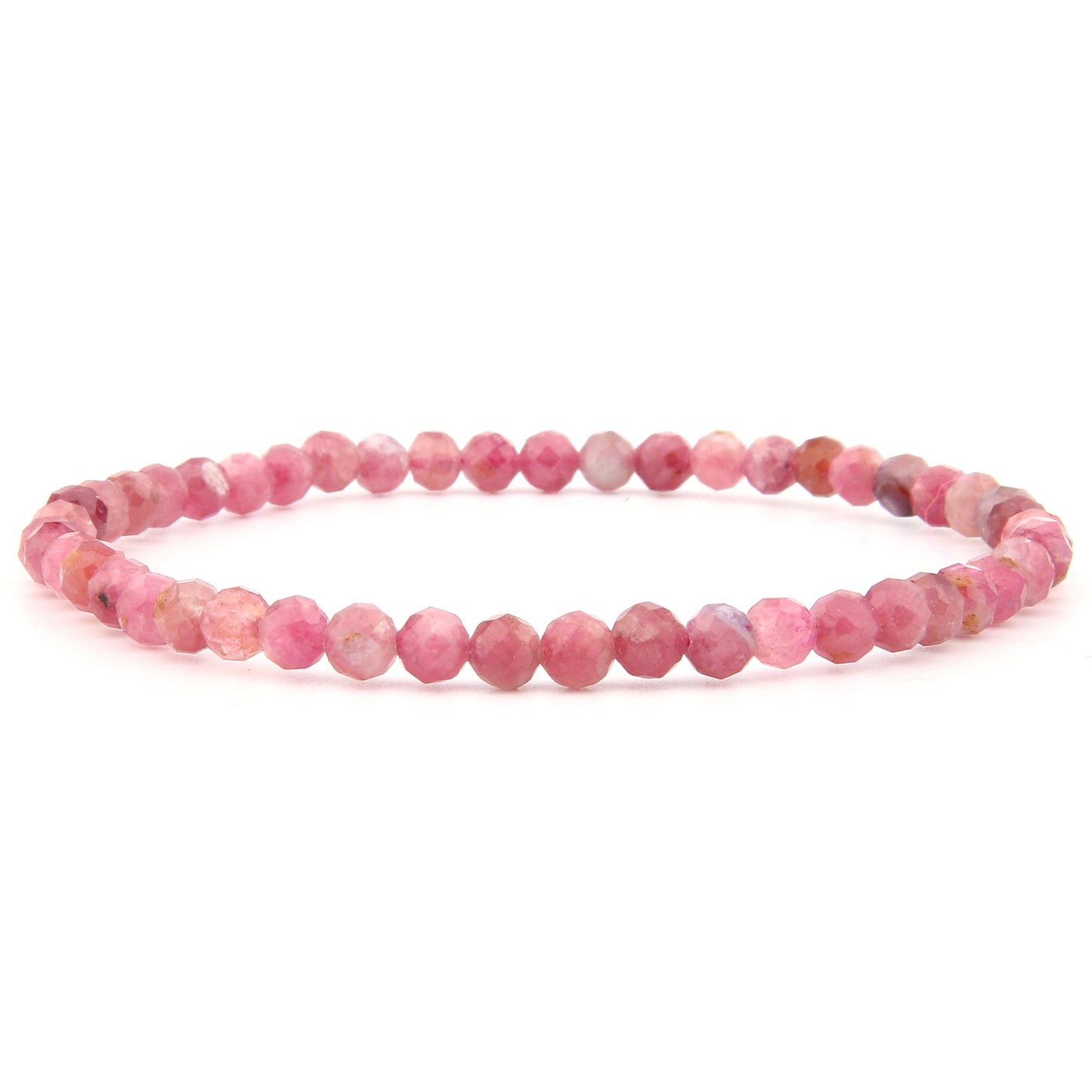Pinker Turmalin Armband facettiert 4 mm