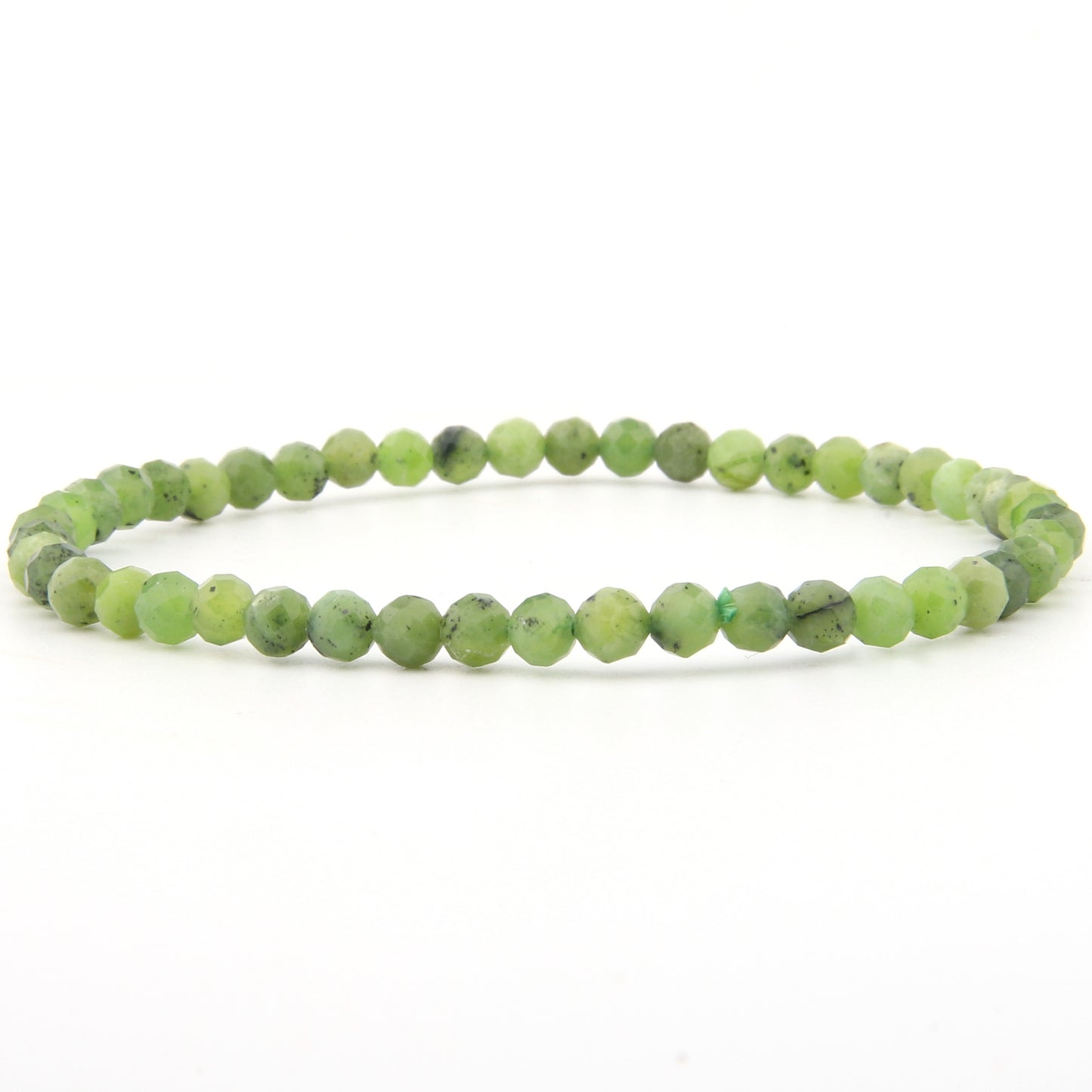 Kanada Jade Armband facettiert 4 mm