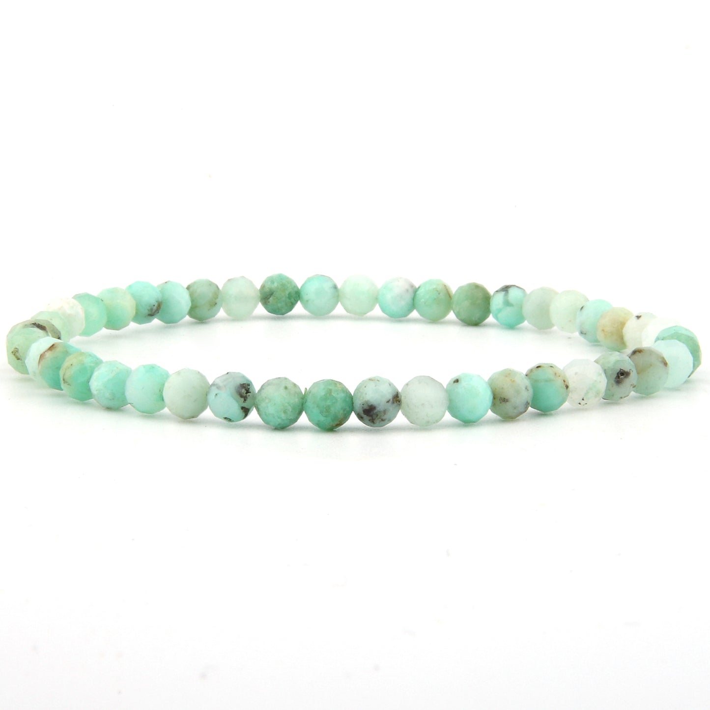 Chrysopras Armband facettiert 4 mm