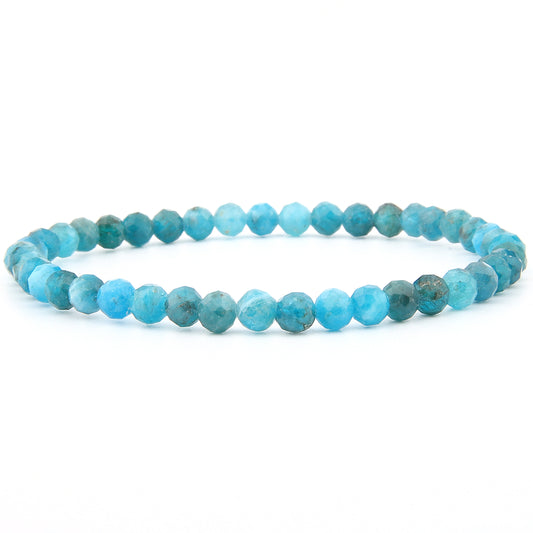 Apatit Armband facettiert 4 mm